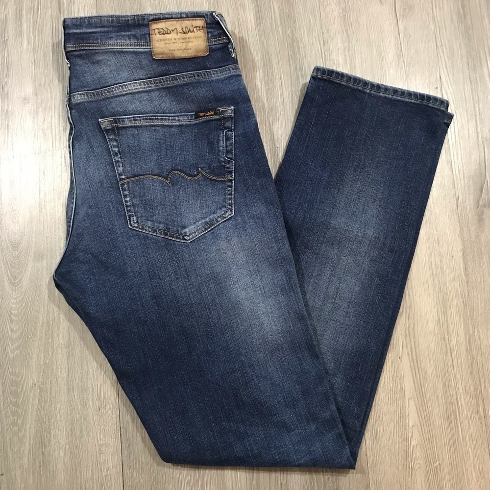 Teddy‎ Smith Reg Fit Straight Leg Button Fly Jeans